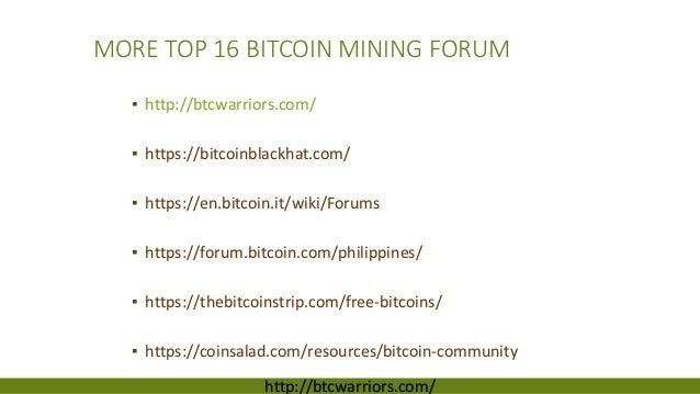 Bitcoin Mining Forum Uk - 